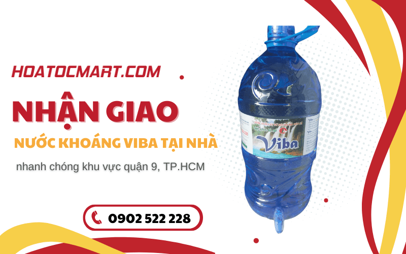 giao nước khoáng Viba tại nhà