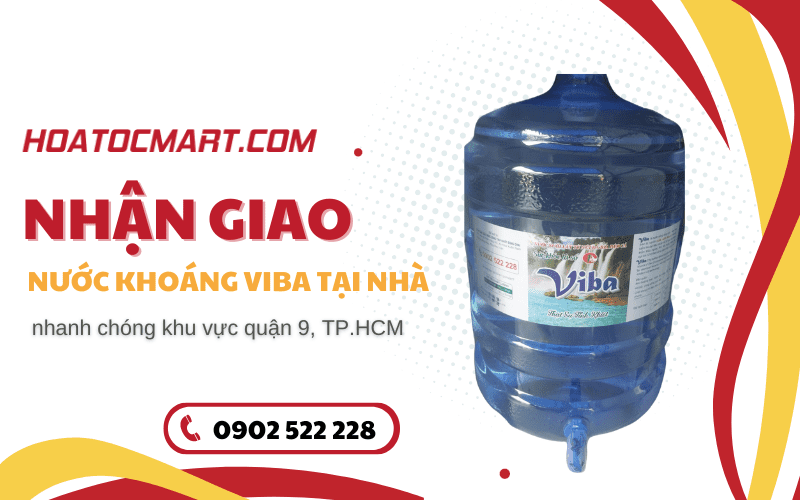 giao nước khoáng Viba tại nhà