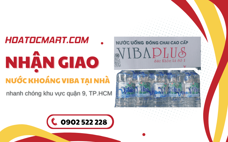 giao nước khoáng Viba tại nhà