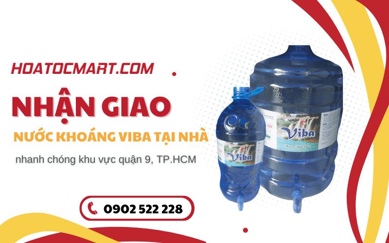 giao nước khoáng Viba tại nhà