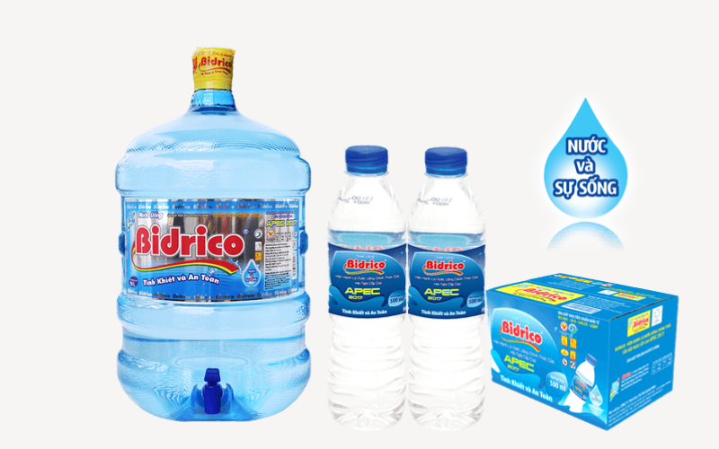 Giới thiệu về sản phẩm nước uống Bidrico