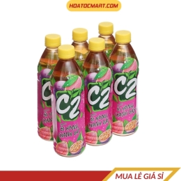 Trà xanh C2 ổi hồng chanh dây 455ml