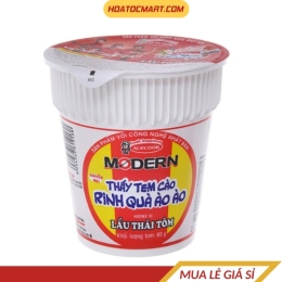 Thùng 24 ly mì Modern lẩu Thái tôm 65g