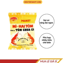 Thùng 30 gói mì Hai Tôm Miliket tôm chua cay 75g