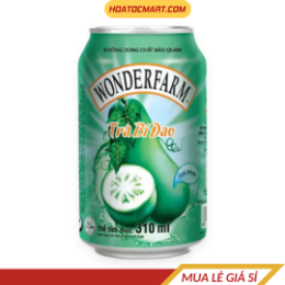 Trà bí đao Wonderfarm lon 310ml