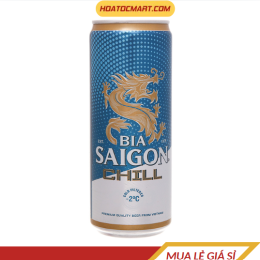 Bia Sài Gòn Chill lon 330ml - Hỏa Tốc Mart
