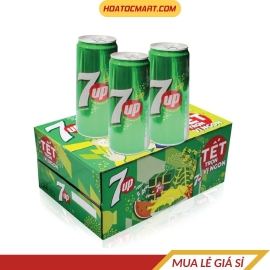Compo 7 up lon 330 ml 157.000 và nước suối 