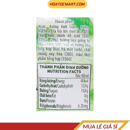 Trà đen dưa lưới bạc hà C2 Freeze 455ml