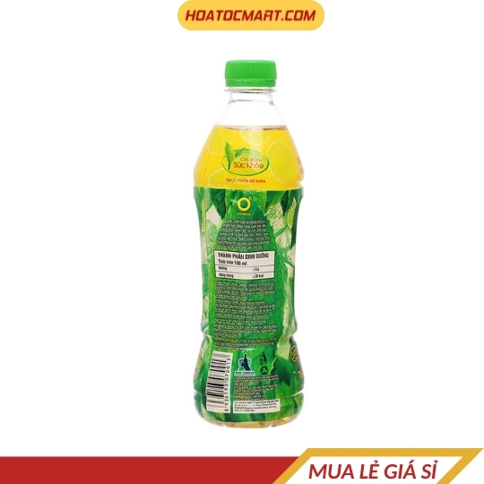 Chai trà xanh Không Độ vị chanh 455ml