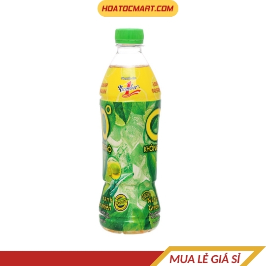 Chai trà xanh Không Độ vị chanh 455ml