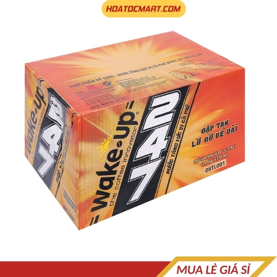 Chai nước tăng lực Wake Up 247 vị cà phê 330ml