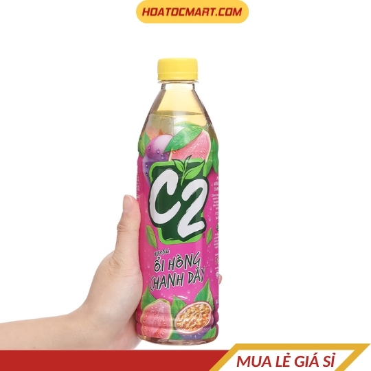 Trà xanh C2 ổi hồng chanh dây 455ml