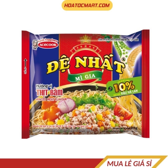 MÌ ĐỆ NHẤT mì gia hương vị thịt bằm 83gr