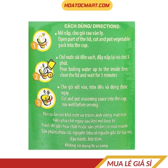 Thùng 24 ly mì khoai tây Cung Đình lẩu tôm chua cay 65g