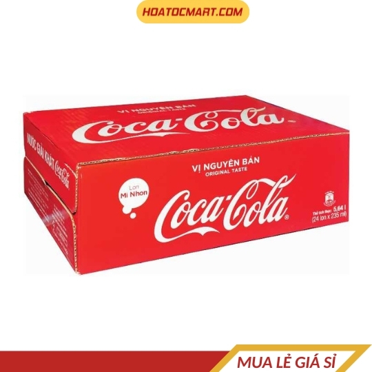 Nước Ngọt Coca Cola Vị Nguyên Bản Lon