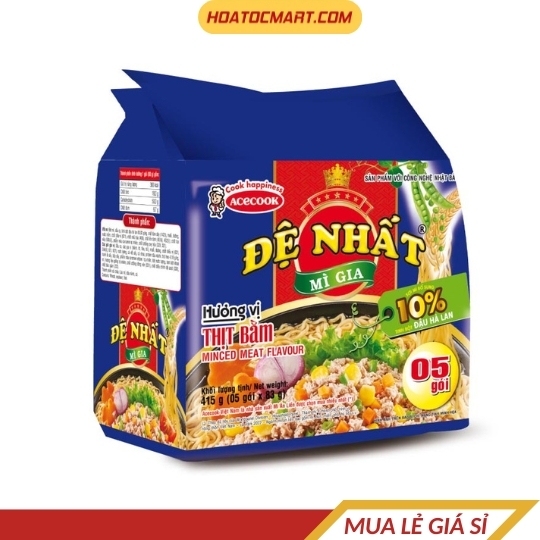 MÌ ĐỆ NHẤT mì gia hương vị thịt bằm 83gr