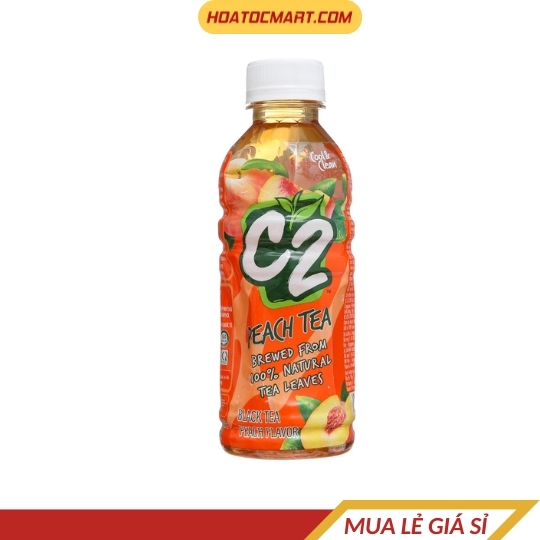 Trà đen C2 hương đào 225ml