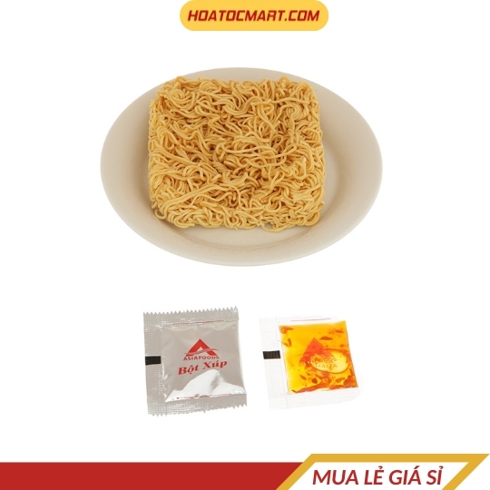 Thùng 30 gói mì Gấu Đỏ tôm và gà 63g