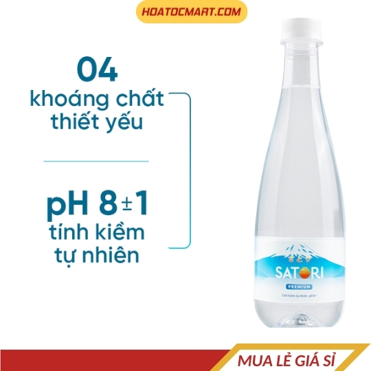 Nước Satori Premium 450ml (20chai/thùng)