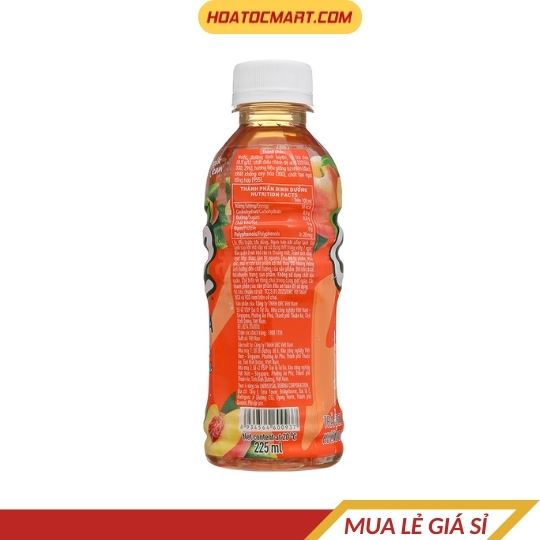 Trà đen C2 hương đào 225ml