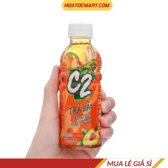 Trà đen C2 hương đào 225ml