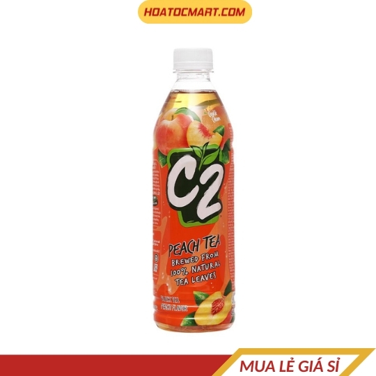 Trà đen C2 hương đào 225ml