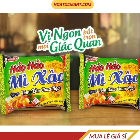 Mì Hảo Hảo xào hương vị tôm xào chua ngọt 75 gr Acecook																						