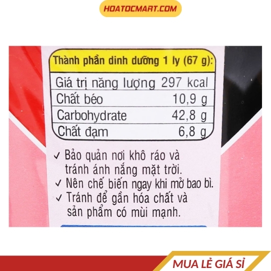 Thùng 24 ly mì Handy Hảo Hảo tôm chua cay 67g  Acecook