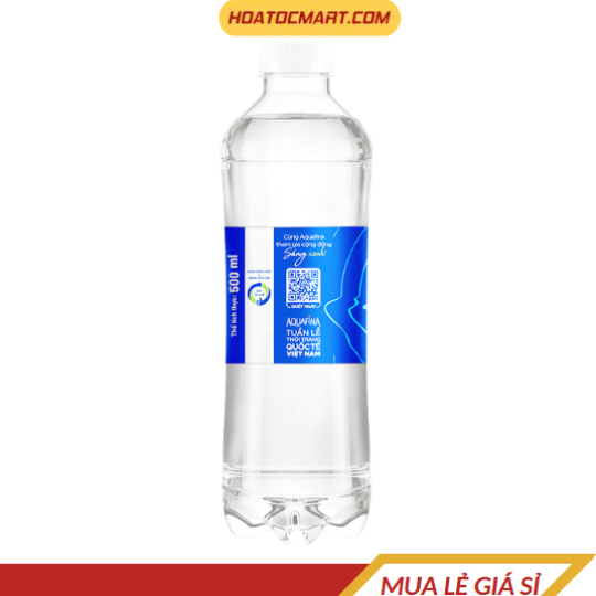 Nước tinh khiết Aquafina 500ml - Hỏa Tốc Mart