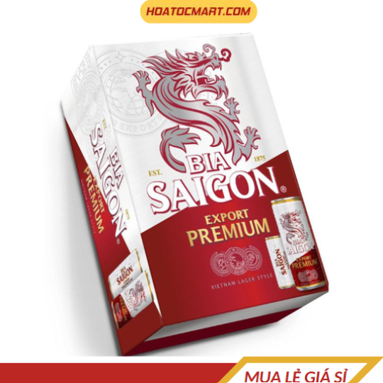 Bia Sài Gòn Export Premium 330ml - Hỏa Tốc Mart