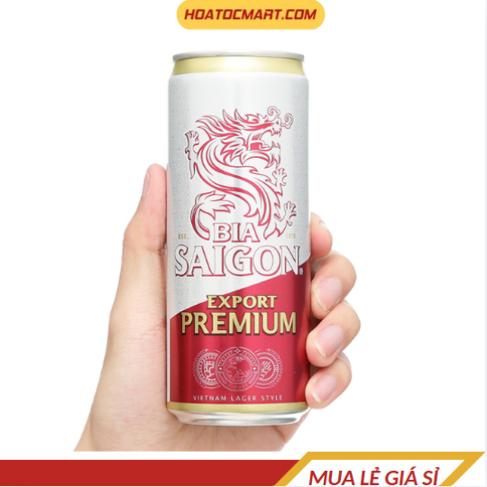 Bia Sài Gòn Export Premium 330ml - Hỏa Tốc Mart
