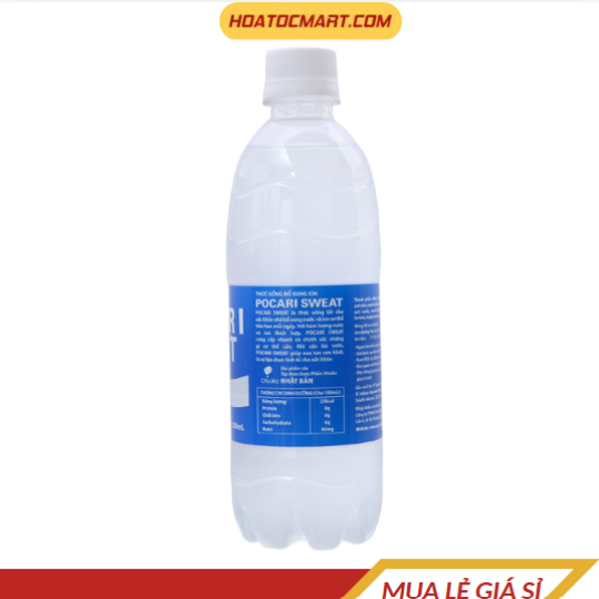 Nước khoáng i-on Pocari Sweat chai 500ml - Hỏa Tốc Mart