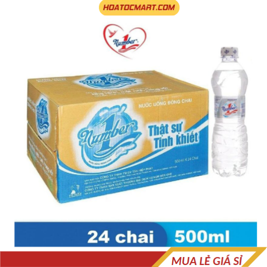 Nước suối Number 1 chai 500ml - Hỏa Tốc Mart