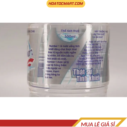 Nước suối Number 1 chai 500ml - Hỏa Tốc Mart