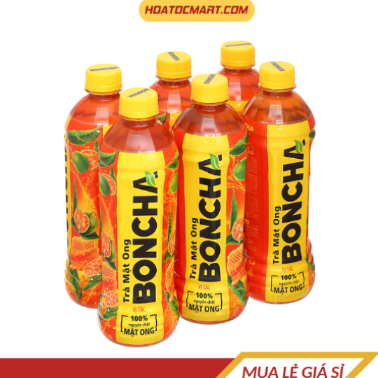Trà Mật Ong Boncha  450ml - Hóa Tốc Mart