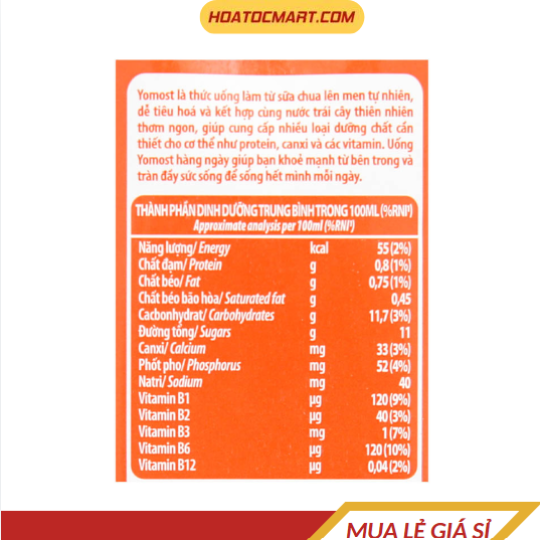 Sữa Chua Yomost 170ml - Hỏa Tốc Mart