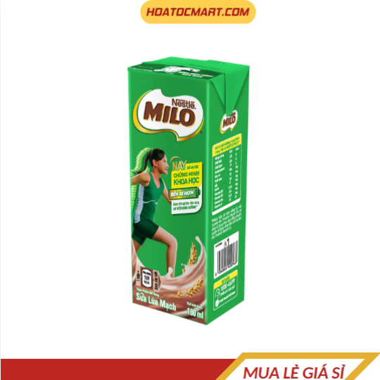Sữa lúa mạch Milo 180ml - Hỏa Tốc Mart