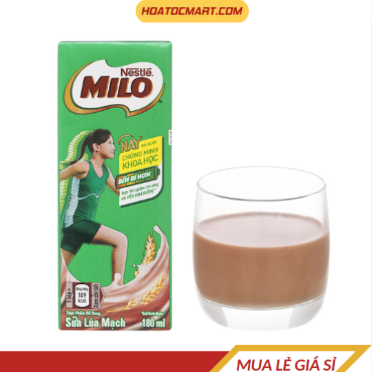 Sữa lúa mạch Milo 180ml - Hỏa Tốc Mart