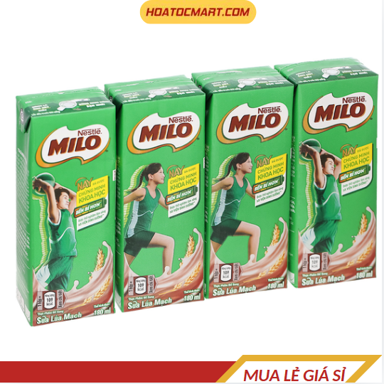 Sữa lúa mạch Milo 180ml - Hỏa Tốc Mart