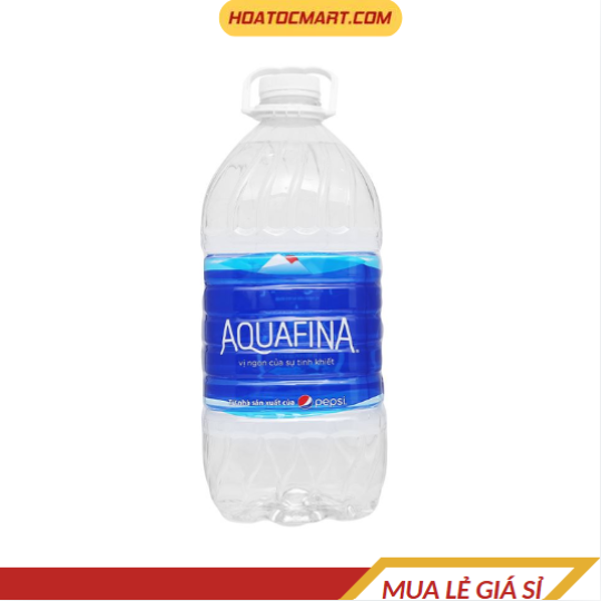 Nước tinh khiết Aquafina 5 lít - Hỏa Tốc Mart