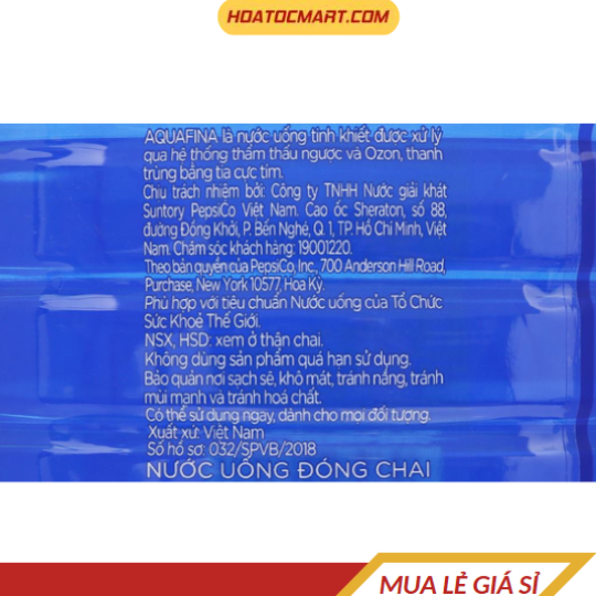 Nước tinh khiết Aquafina 5 lít - Hỏa Tốc Mart