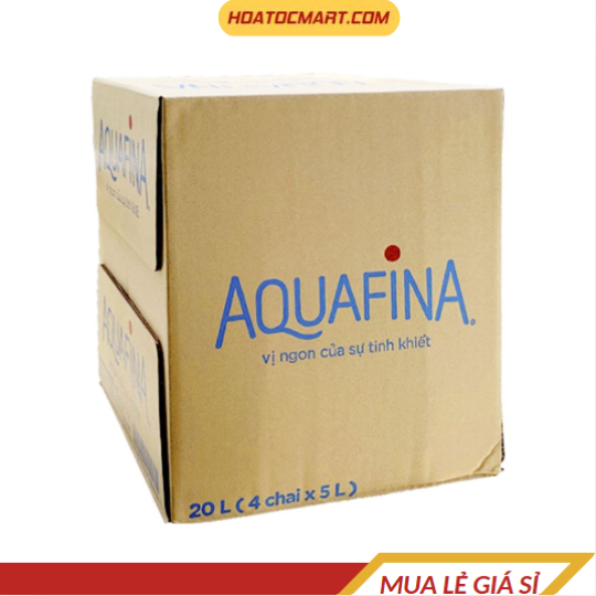 Nước tinh khiết Aquafina 5 lít - Hỏa Tốc Mart