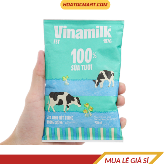 Sữa Vinamilk Bịch 220ml - Hỏa Tốc Mart