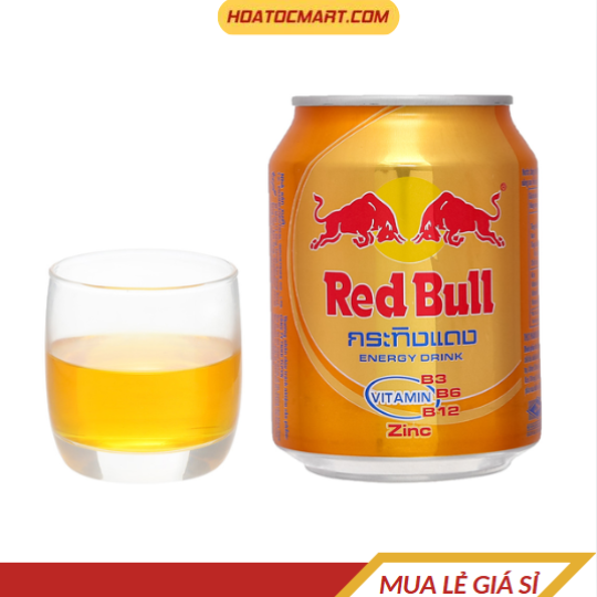 Nước tăng lực Redbull Thái kẽm và vitamin 250ml - Hỏa Tốc Mart