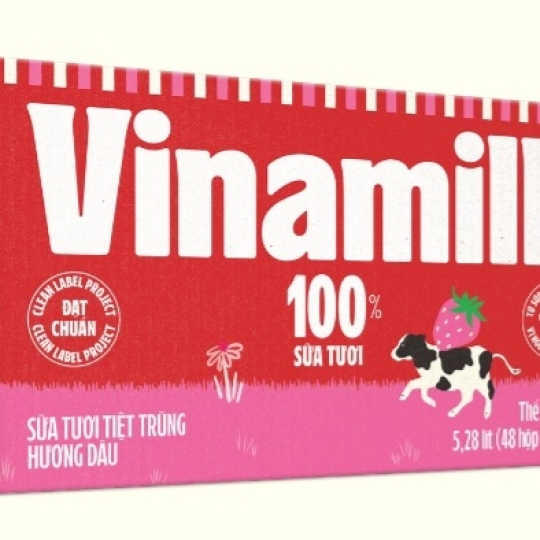 Vinamilk vị dâu